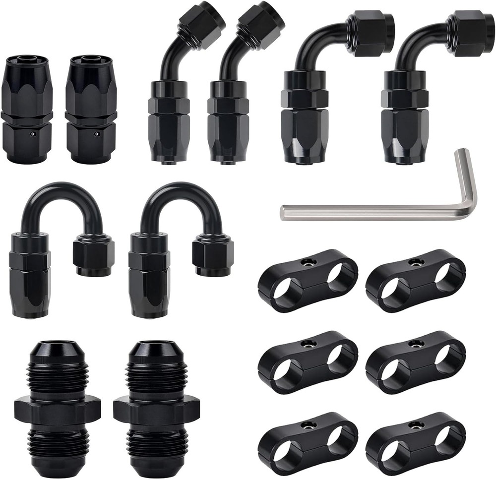 Fuel Hose Fitting AN6 End Kit