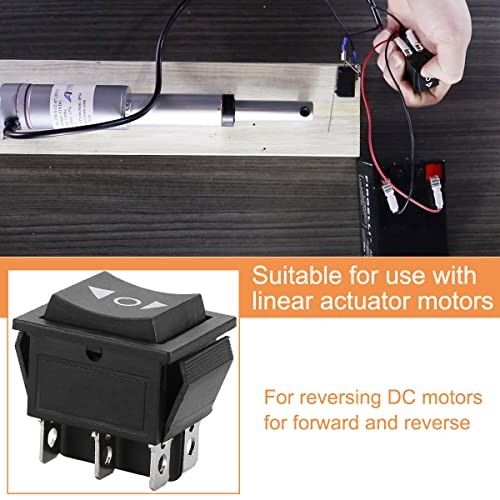 Rocker Switch 6 Pin 3 Position ON/Off/ON Momentary Toggle Switch Ordinary