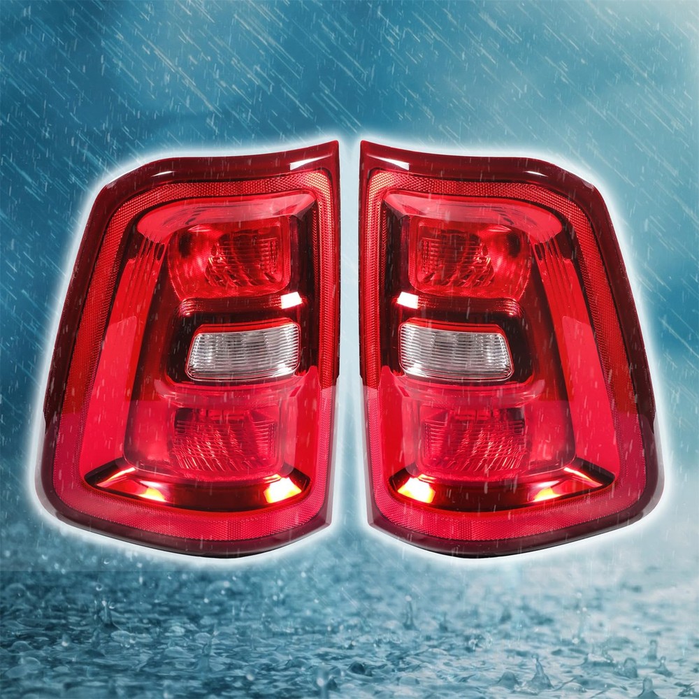 Tail Light Assembly Pair White Driver Passenger Side 68531048AA