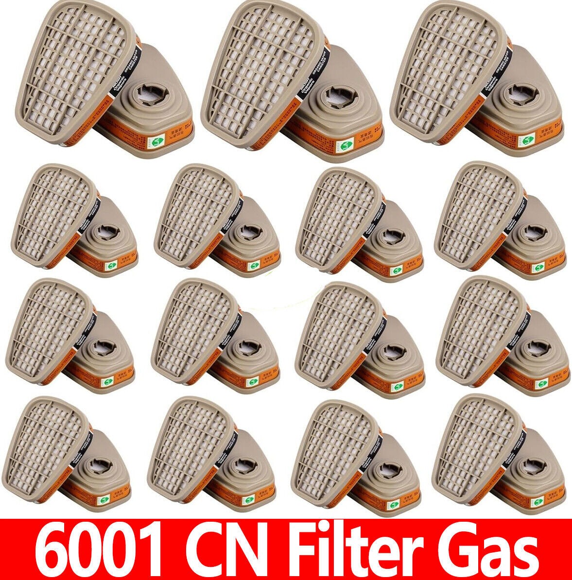 1-10Pair 6001CN Organic Cartridge Filters For 6200 6000 7502 Respirator Gas Mask