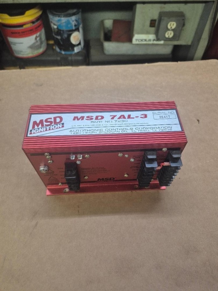 MSD 7AL-3 Ignition Box Used In Good Working Condition