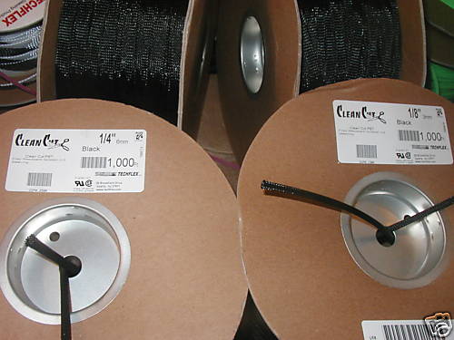 1/2" BRAIDED EXPANDABLE  SLEEVING "CLEAN CUT" 100ft