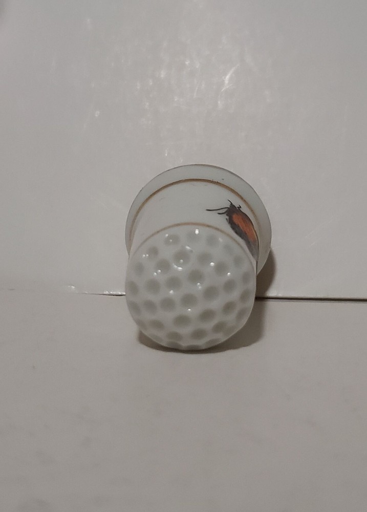 Orange Monarch Butterfly Thimble