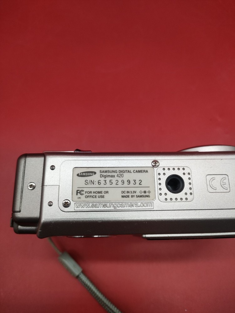 Samsung Digital Camera Digimax 420 4.0MP Silver Tested A