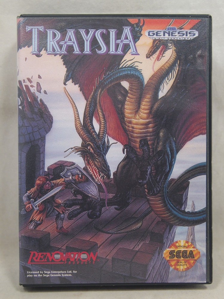 Traysia Case (SEGA Genesis) Authentic BOX ONLY