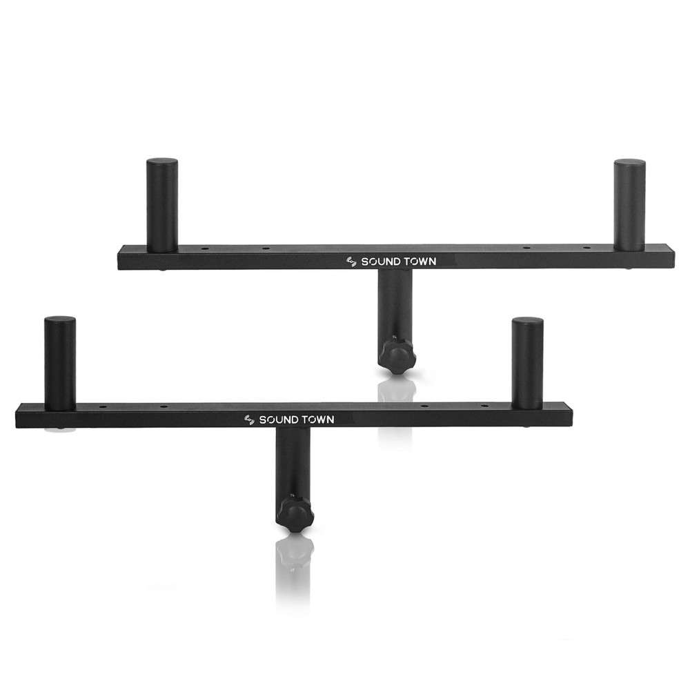 Sound Town Line Array Set, One 18" Sub, Two Column Speakers, Black PS-18SP3B2.1