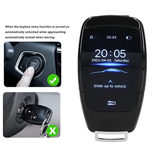 Smart Remote Key,TK900 LCD Smart Key Remote Keyless Entry for Start Stop