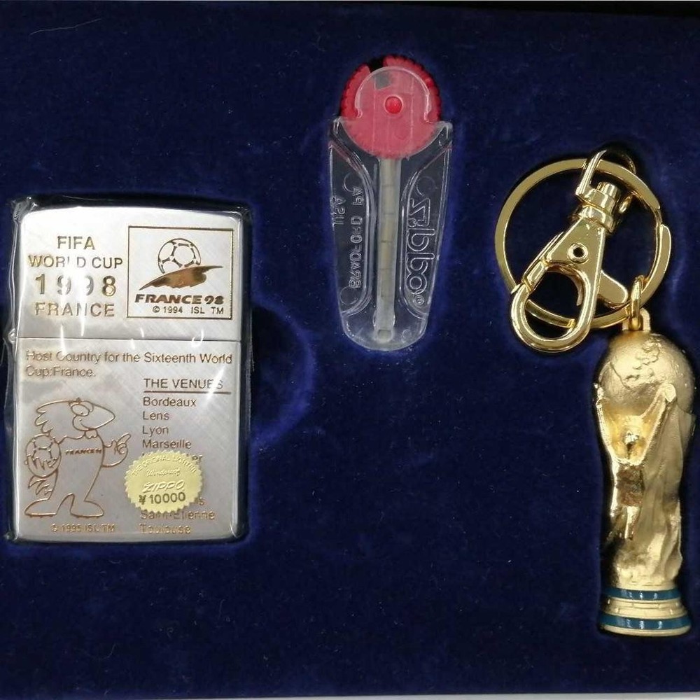 Zippo FIFA World Cup 1998 Lighter Used