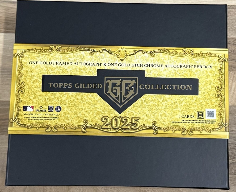 2025 Topps Gilded Collection Baseball EMPTY Hobby Box ***EMPTY BOX***