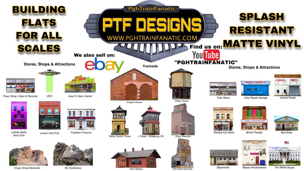 HO Scale Trackside #5 Building Flat/Front Factory 1:87 Walthers
