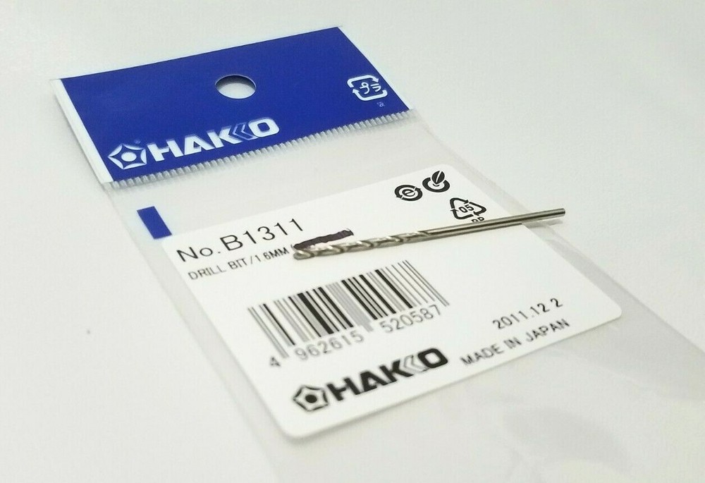 Hakko B1311 Drill Bit, 1.6mm - 1 pc