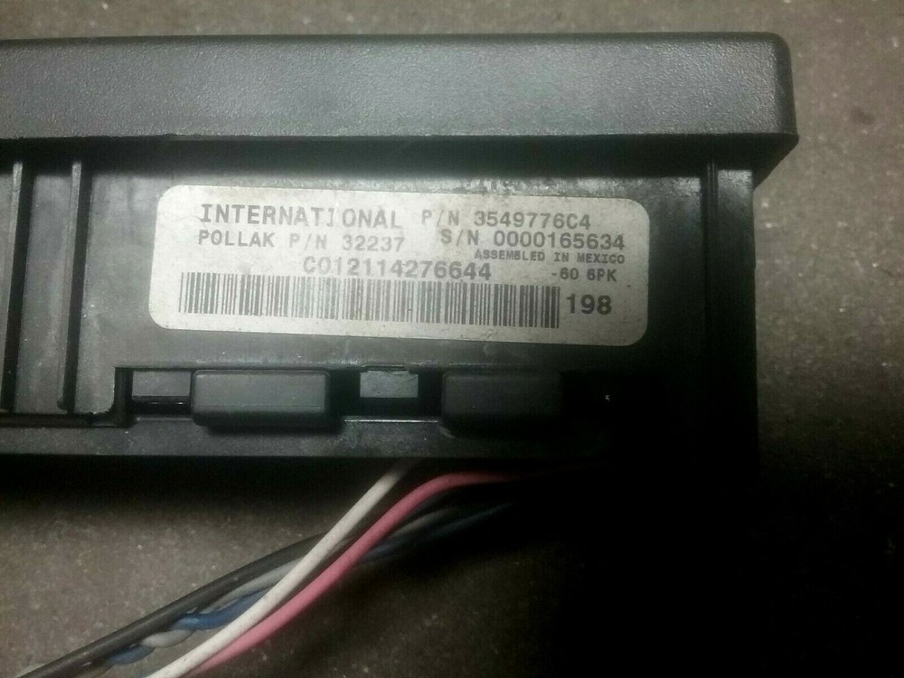 INTERNATIONAL SWITCH PANEL 3549776C4