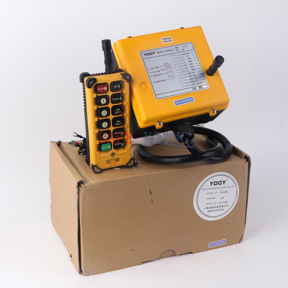 F23-BB(S) 12V 1 Transmitter +1 Receiver Industrial Crane wireless Remote Control