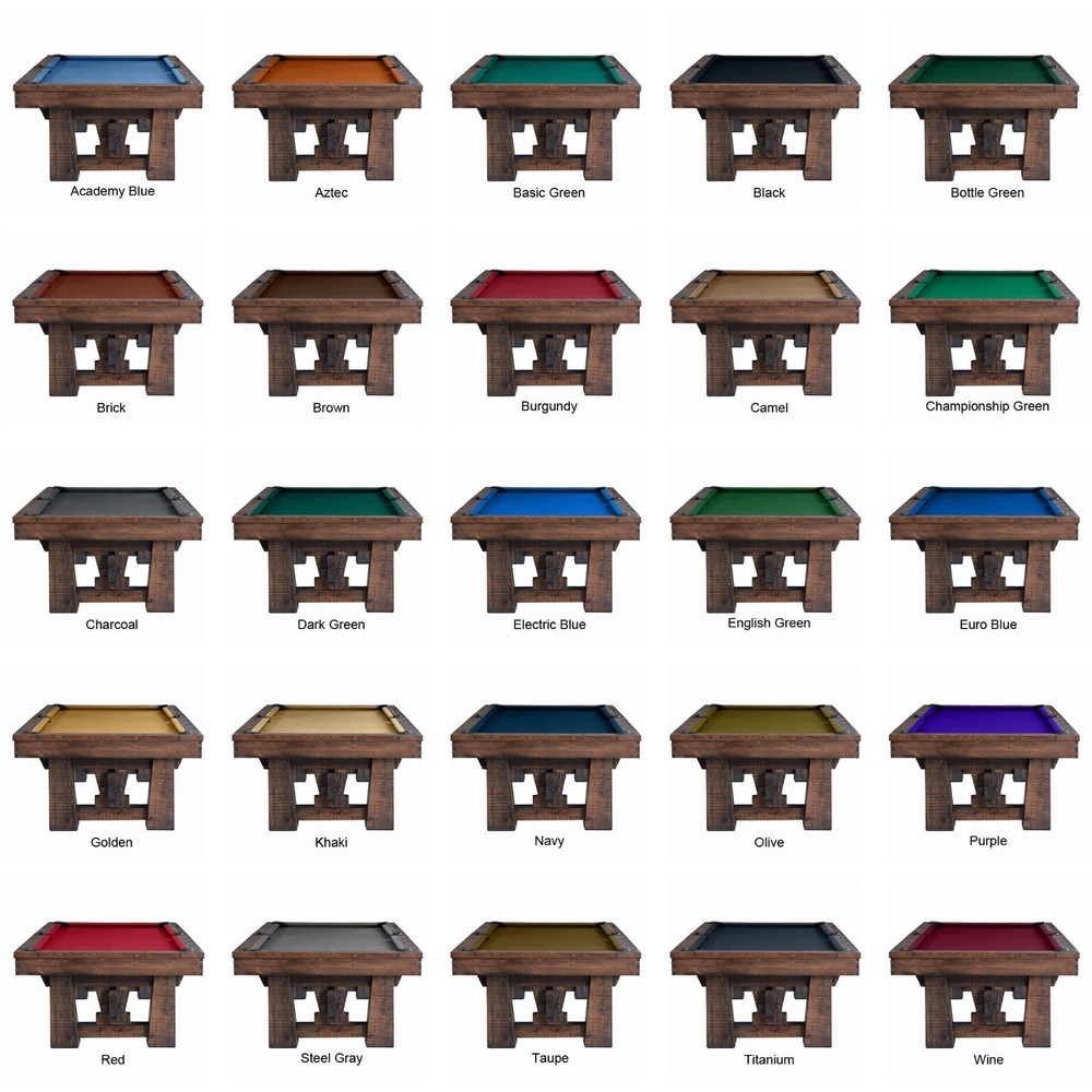 Playcraft Bull Run 8' Slate Pool Table