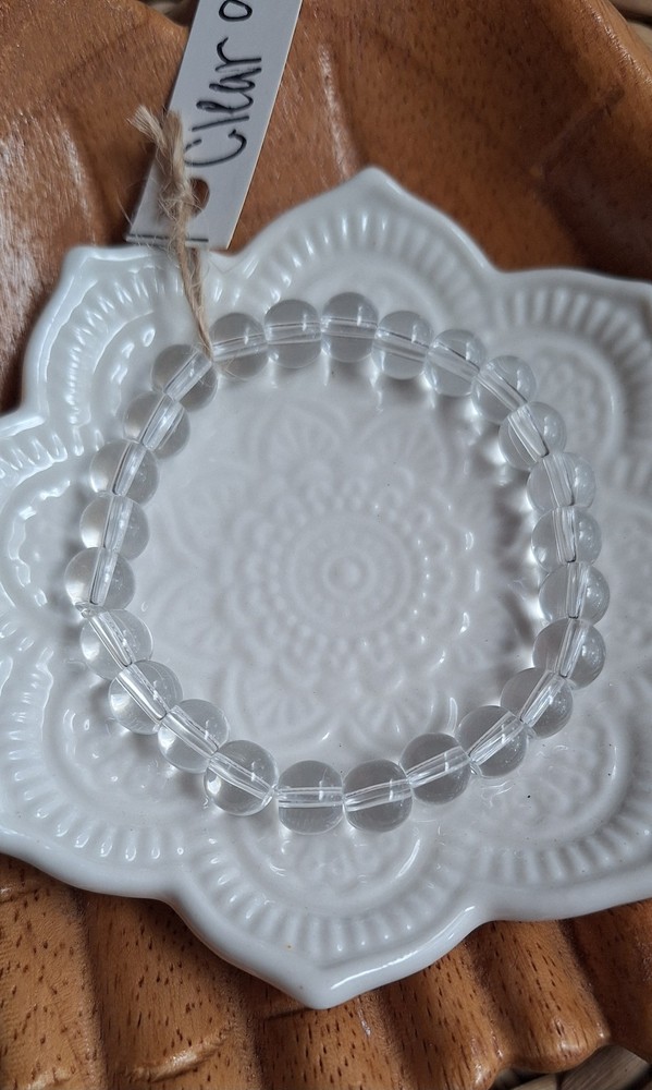 clear quartz bracelet