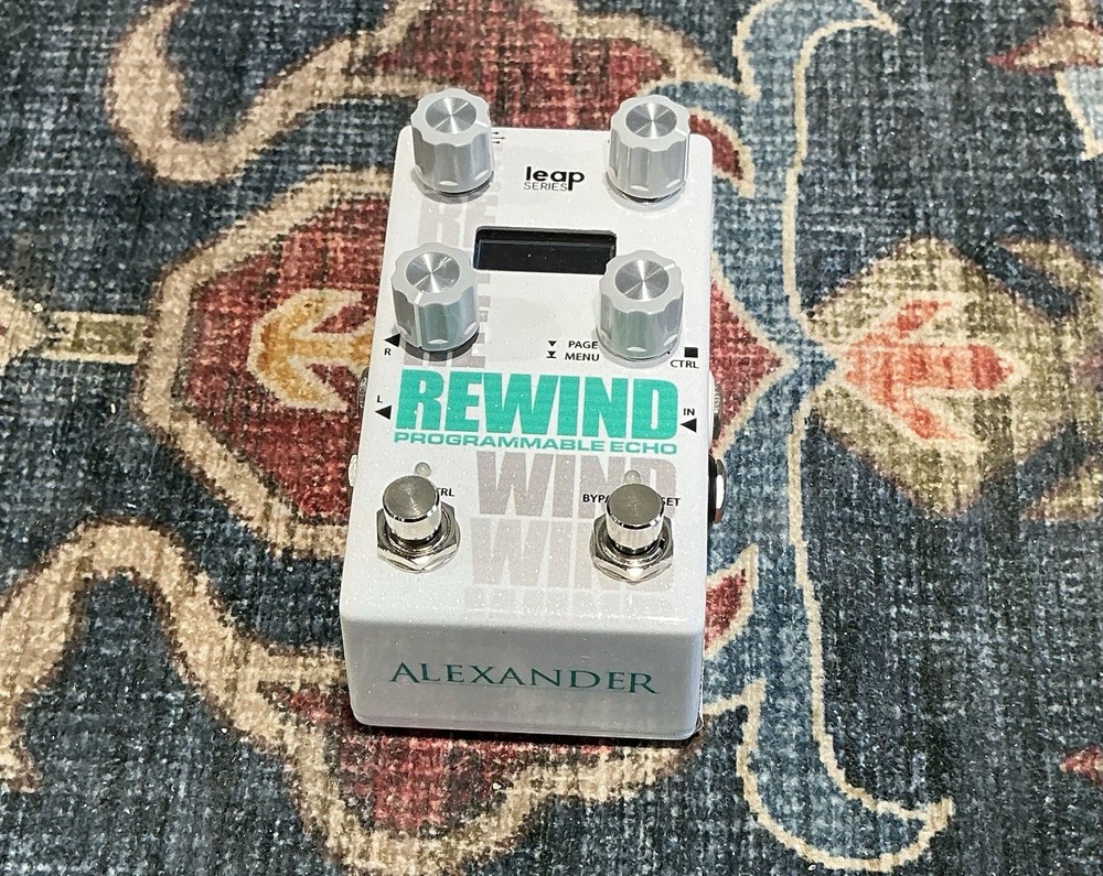 Alexander Pedals Rewind Programmable Echo Effect Pedal - New
