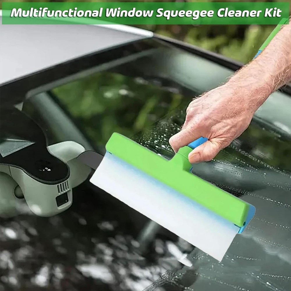 Recyclable Silicone Window Squeegee Kit, Window Cleaning Kit, Window Squeegee US