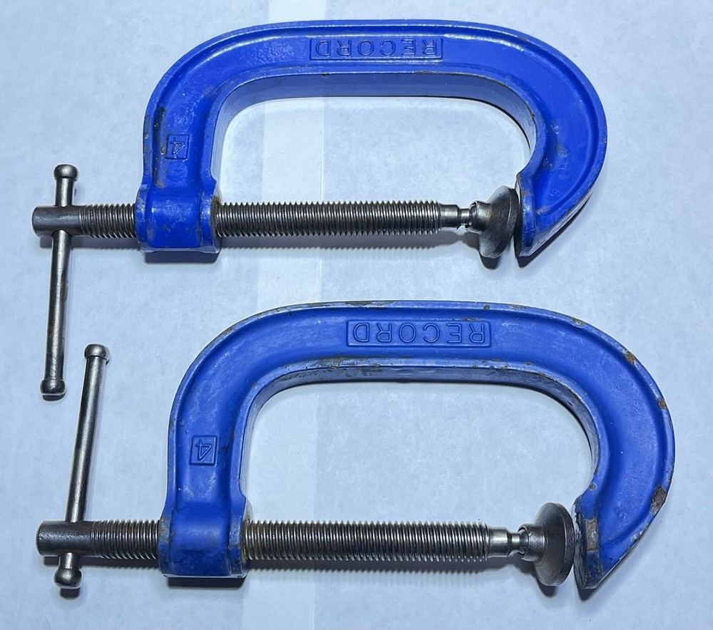2 Record 4” C Clamps Used