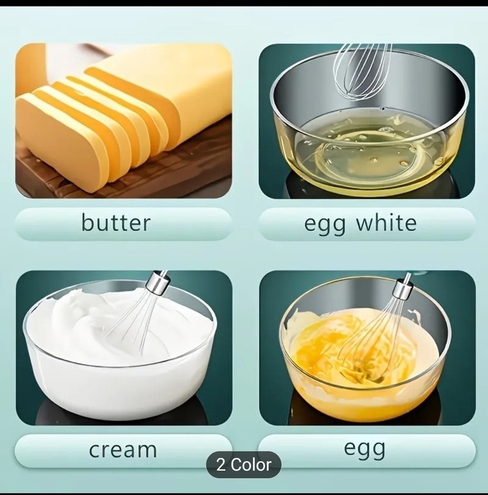 ELECTRIC Hand Mixer,USB Rechargeable