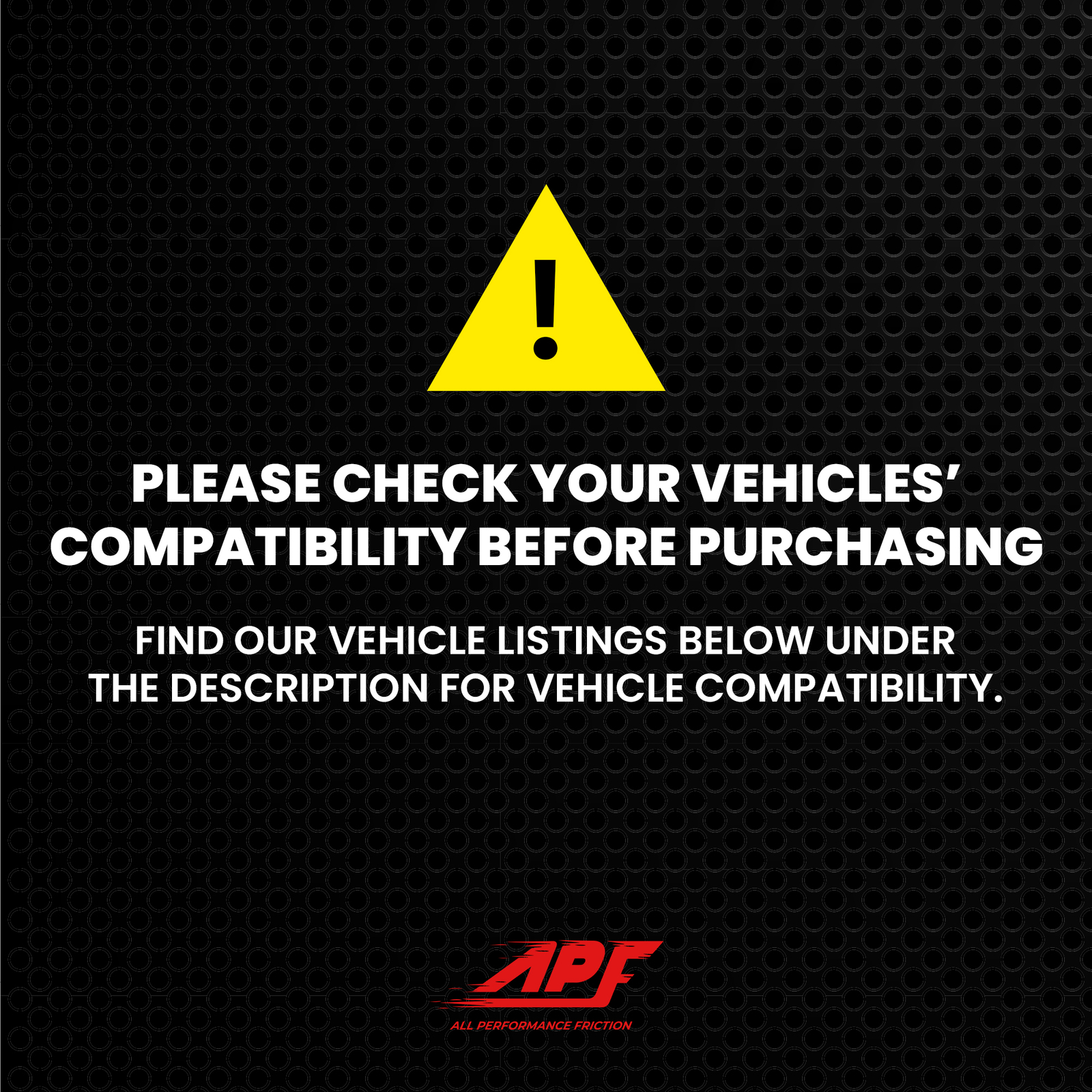 Front and Rear Ceramic Carbon Fiber Pads for 2014-2019 INFINITI Q50