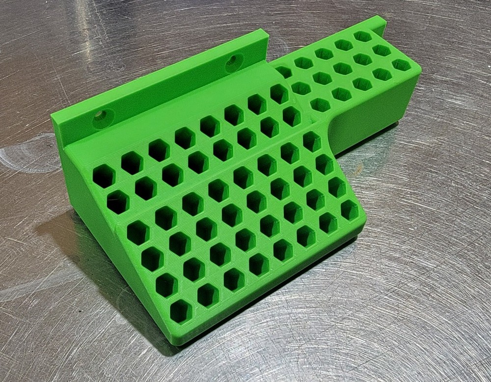 Screwdriver Hex Bit Storage - Wall mountable - Holds 60+ bits!