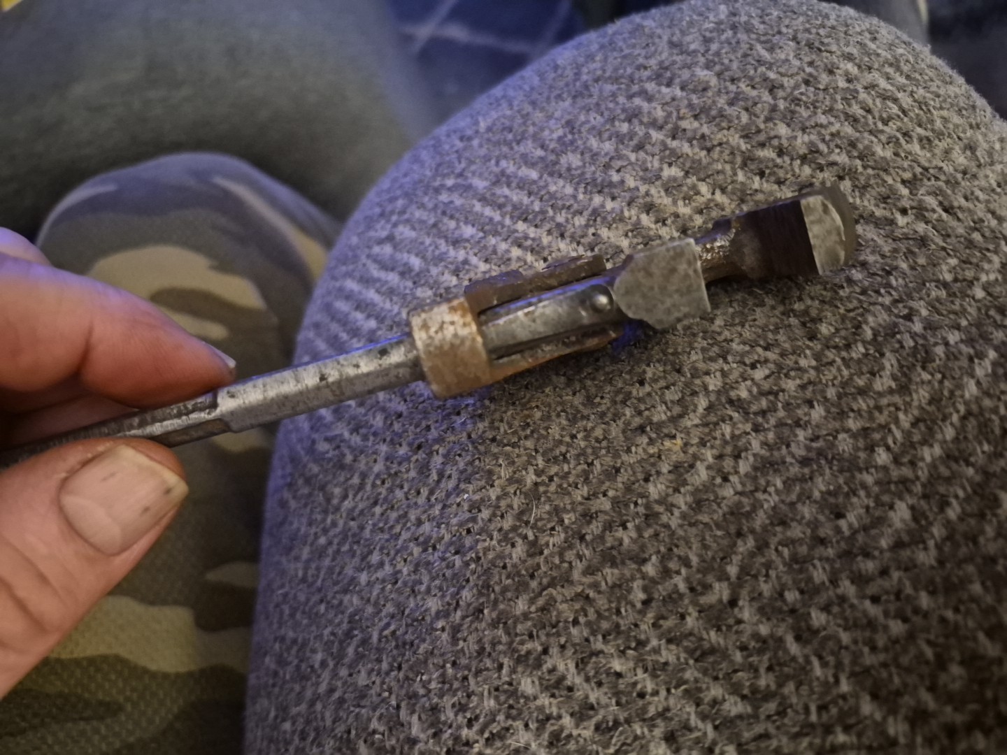 VINTAGE GENUINE 8" WALL WORTH STILLISON MONKEY PIPE WRENCH. MADE IN USA .