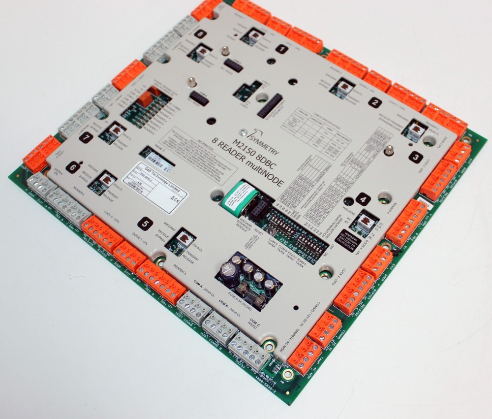 AMAG SYMMETRY M2150-8DBC 8 Reader multiNODE Door Controller Board