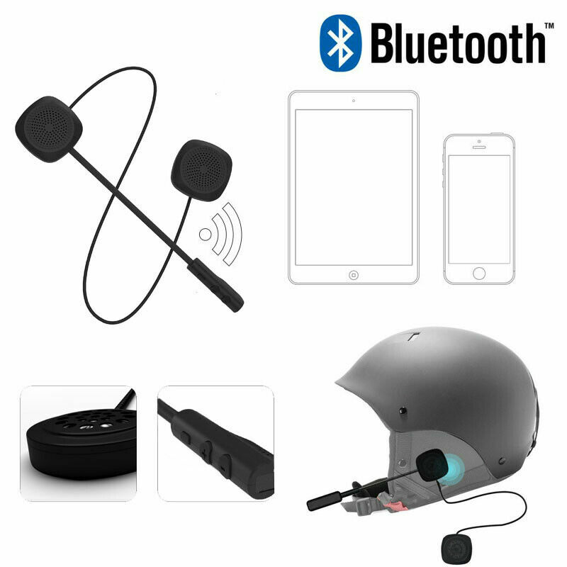 Bluetooth 5.0 Wireless Motorcycle Helmet Headset Speaker Handsfree Call Control