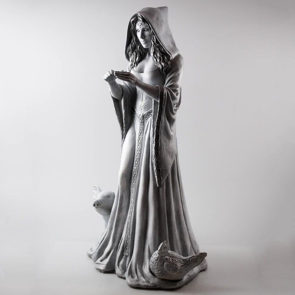 Cerridwen - Hand cast statue