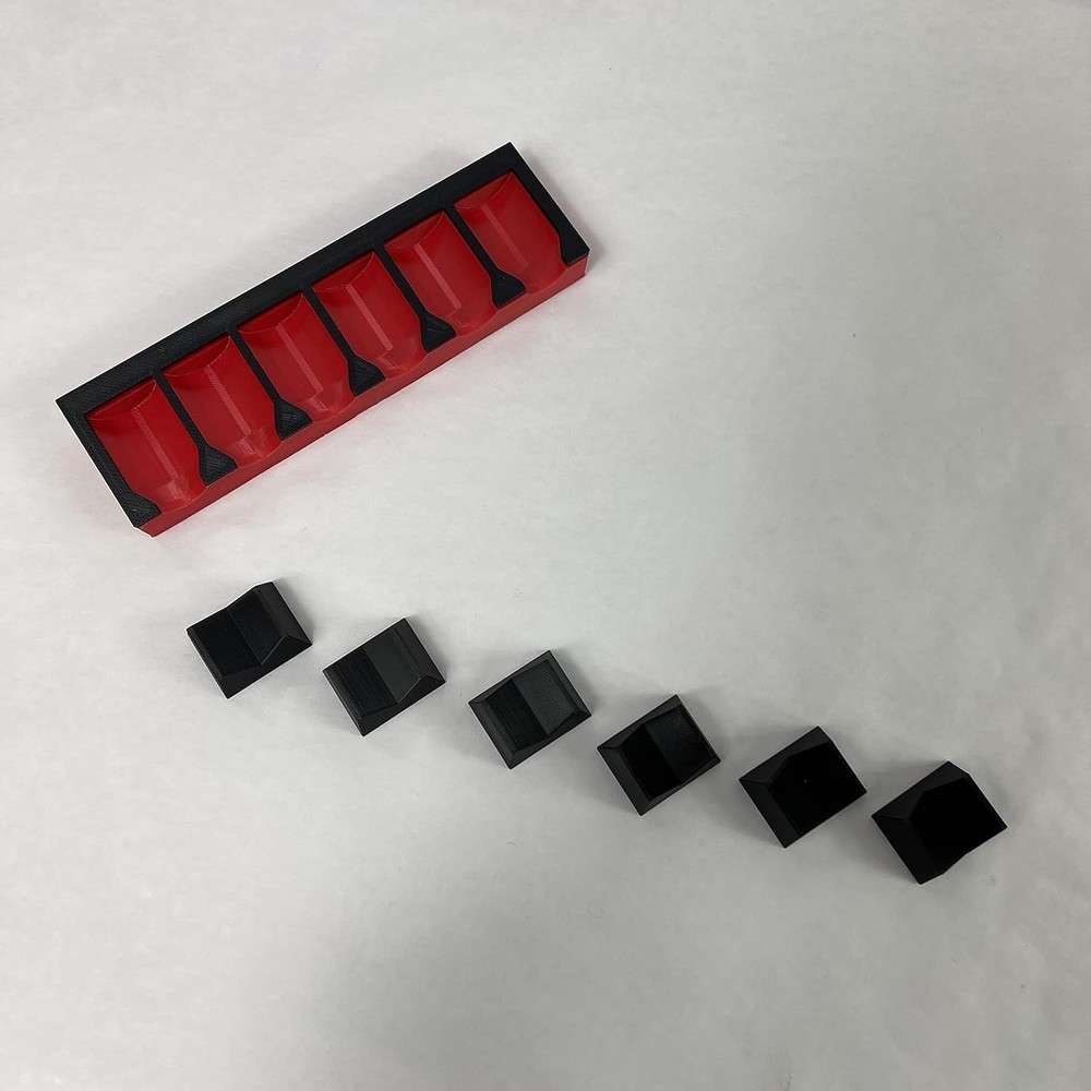 MagAttach Socket Extension Organizers 3 Piece Set Red/Black)