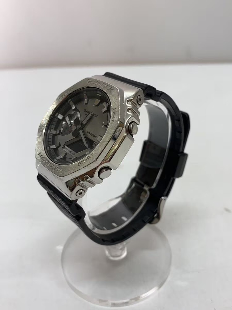 CASIO Quartz Watch G SHOCK Digital Analog Rubber BLK BLK