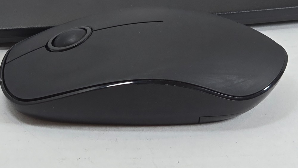 ULSOU Wave Ergonomic Wireless Keyboard & Mouse Combo 2.4G USB Receiver Black