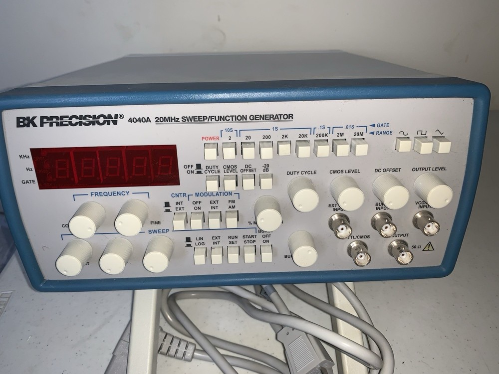 Bk Precision 4017A 20 MHz Sweep Function Generator Excellent Condition & Works