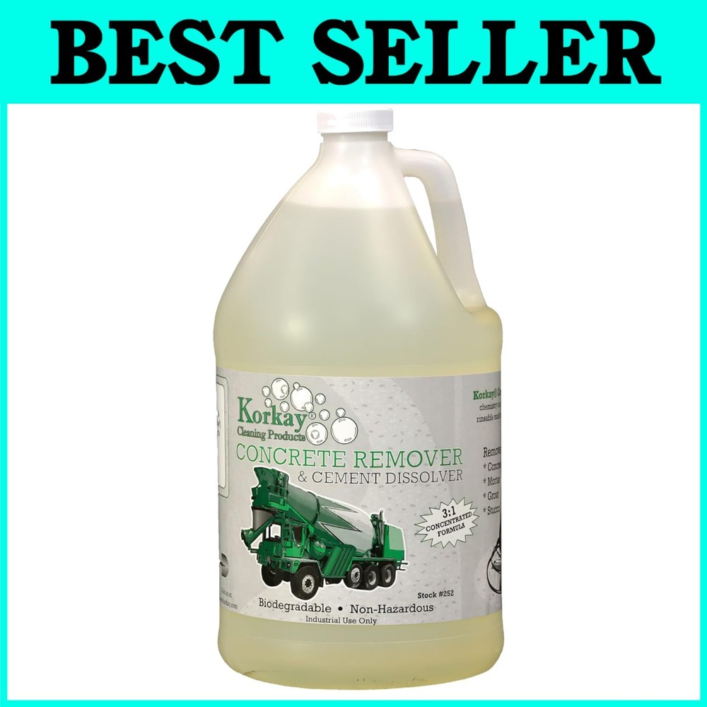 Concrete Remover & Cement Dissolver - Heavy-Duty Solution