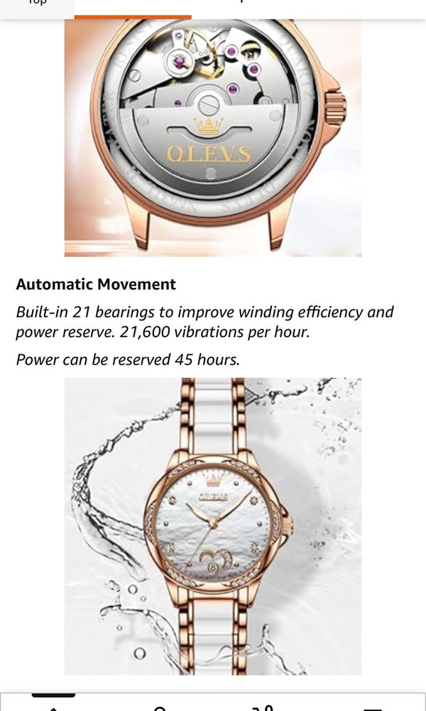 OLEVS Womens Automatic Watch