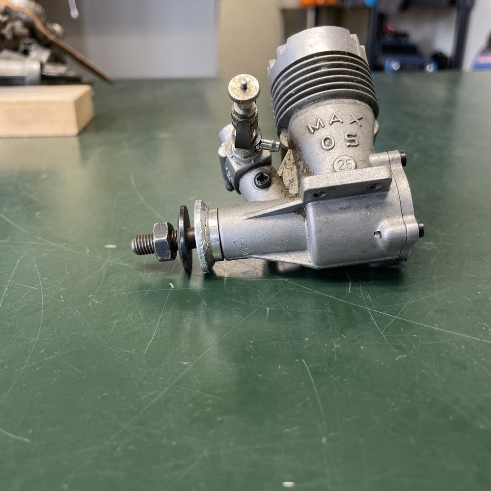 OS Max 25 RC Airplane Engine Nitro Glow 2 Stroke Untested