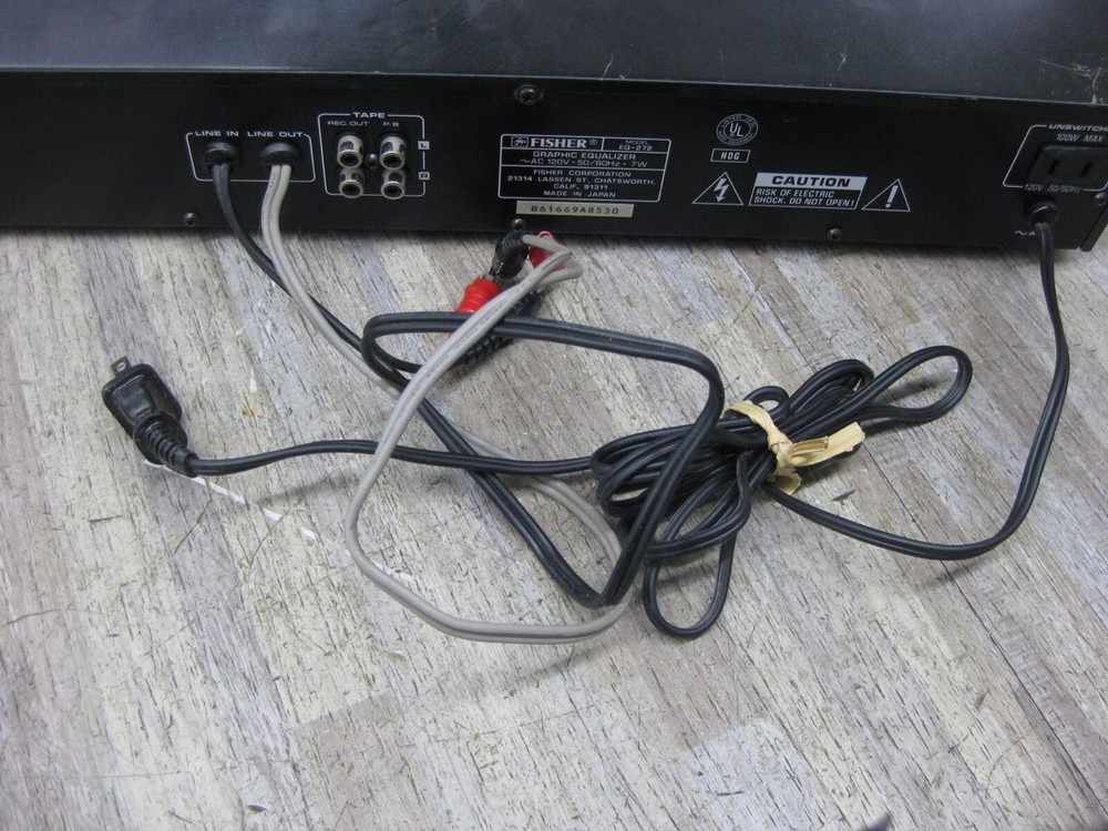 Fisher EQ-272 Stereo Graphic Equalizer WORKS Studio Standard
