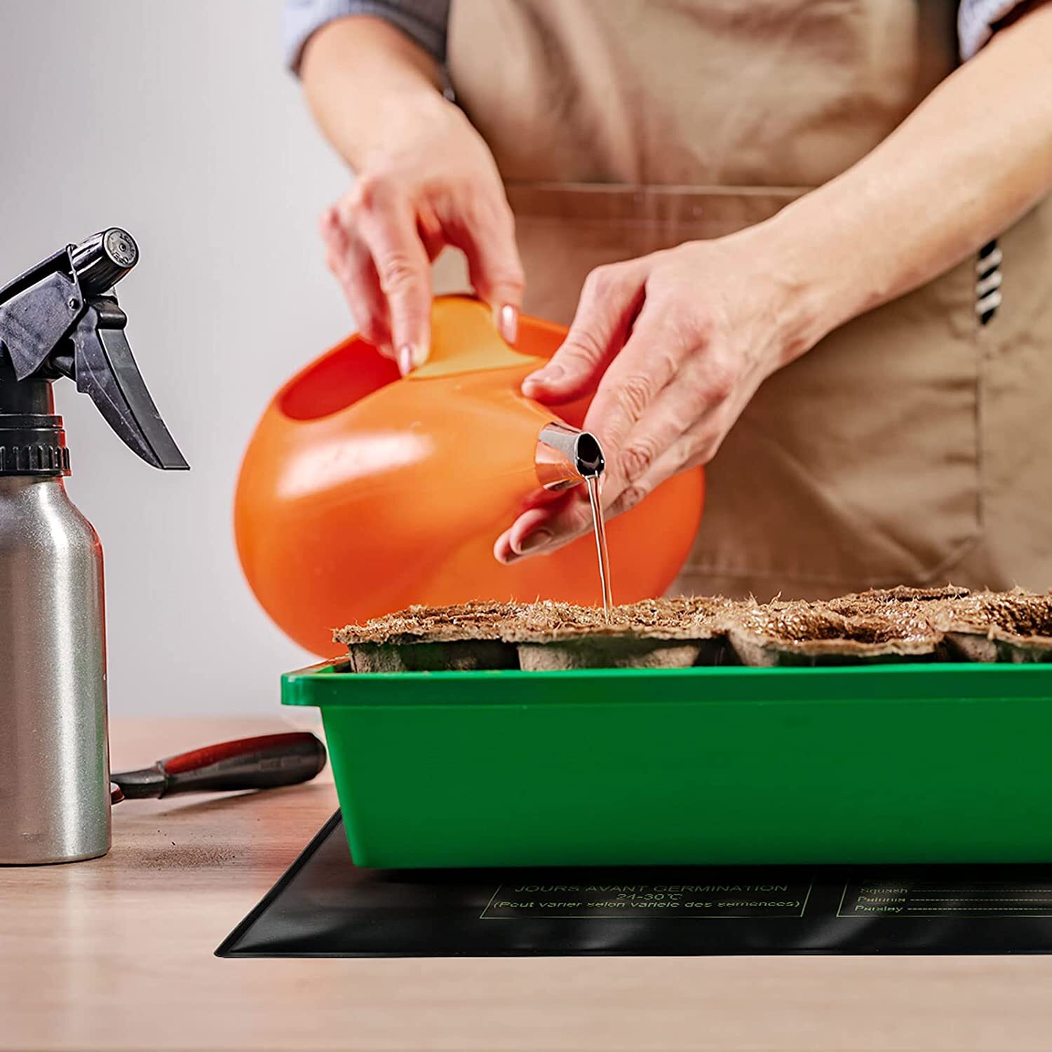 BN-LINK Seedling Heat Mat Warm Hydroponic Heating Pad Waterproof 10" x 20.75"