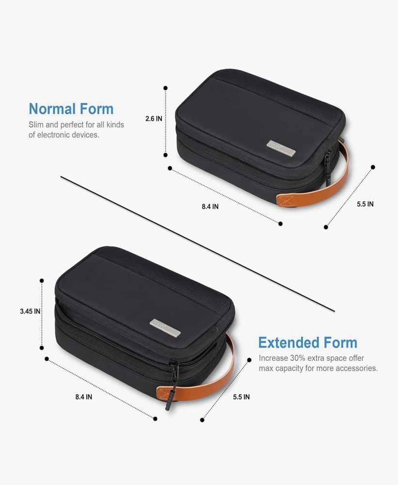 Lacdo Cord Organized Black