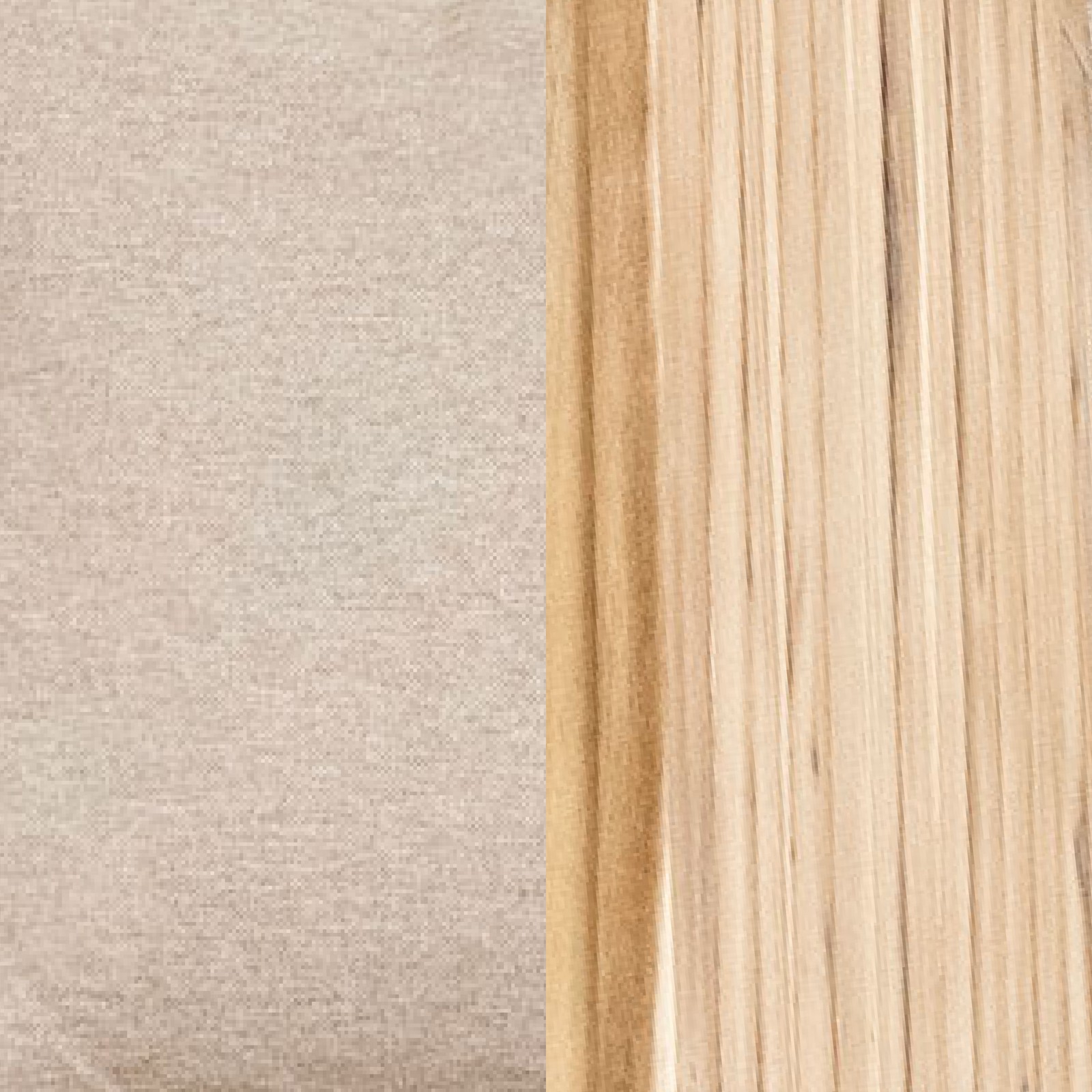 Edisto 4-Piece Acacia Outdoor Conversation Set - Light Brown by Sunnydaze