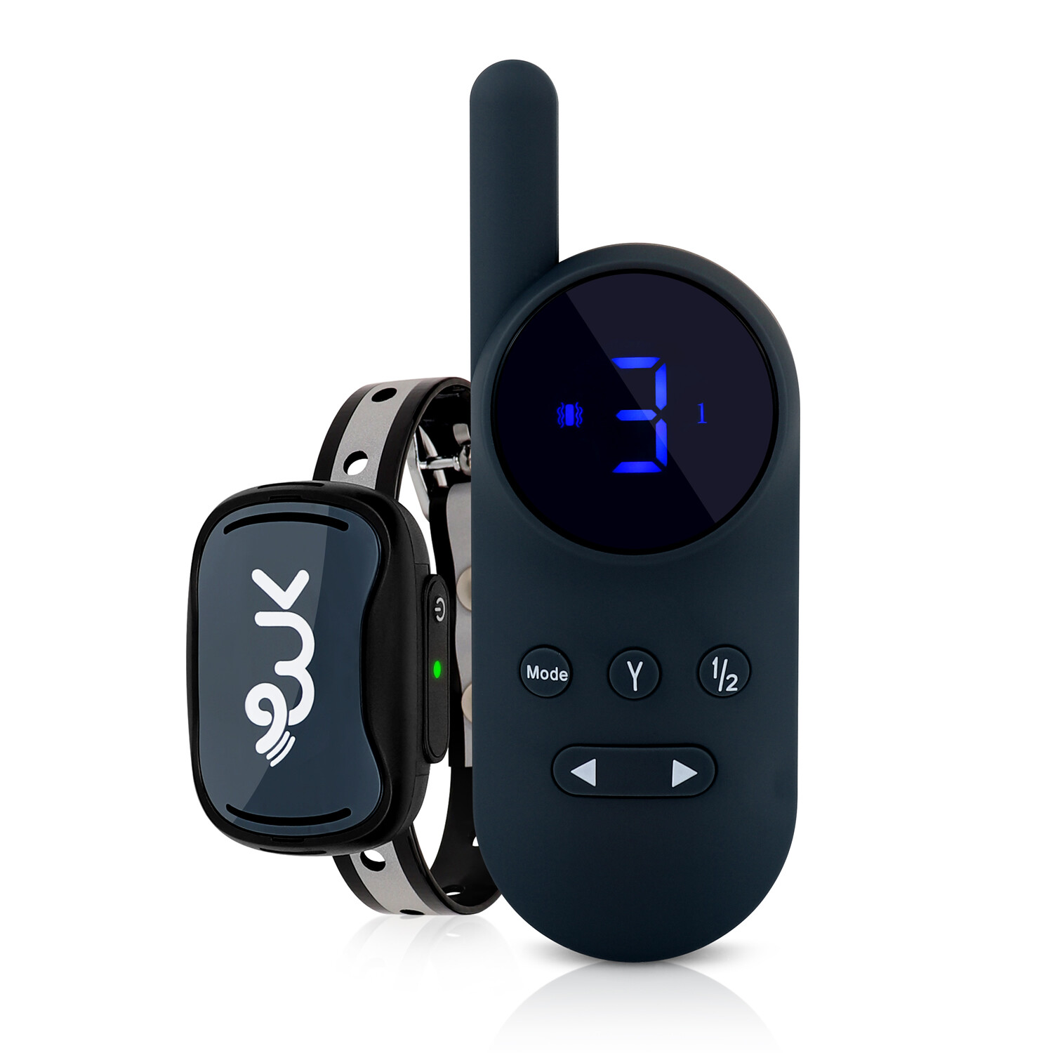 Tiny Shock Collar for 5-15lb Small Dogs  - Smallest Collar on the Market Dk Gray