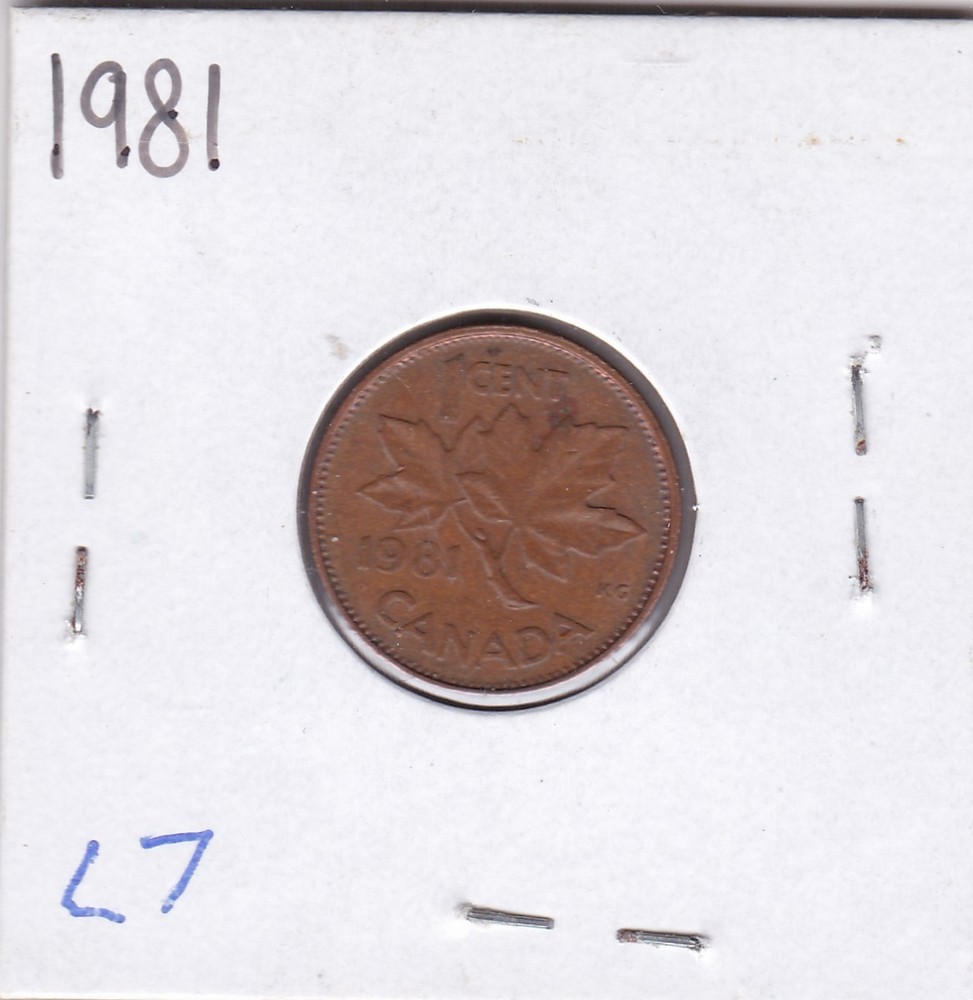 1981 Canada Cent L7