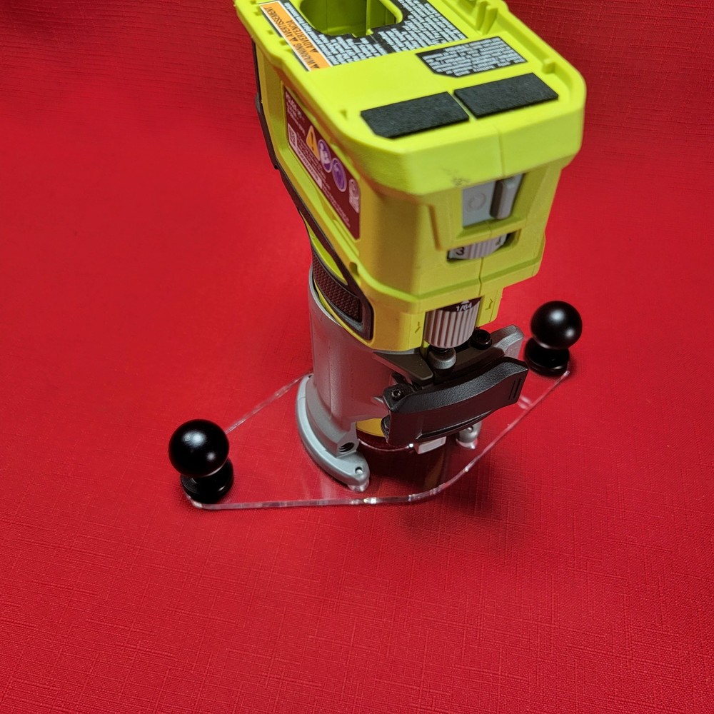 Ryobi Compact Trim Router Clear Precision Base Plate -Woodwork-Pattern