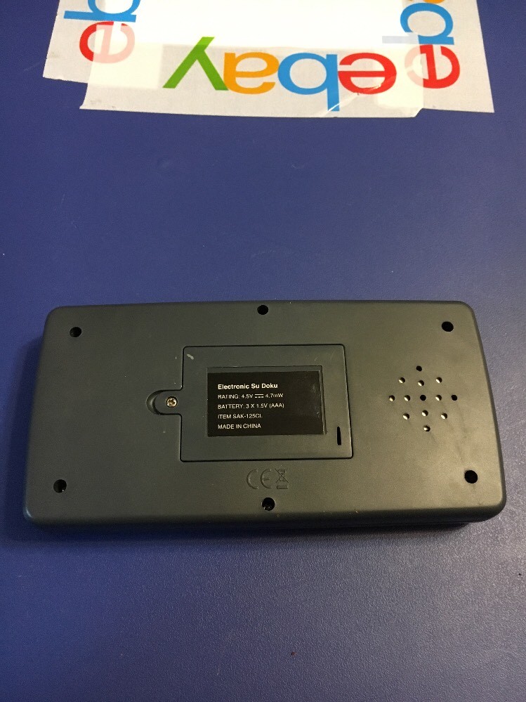 Sudoku Handheld Game System SAK-125CL Maximo