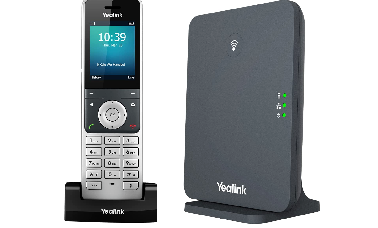 Yealink W76P Cordless DECT Handset IP Phone SIP System Office Supplies