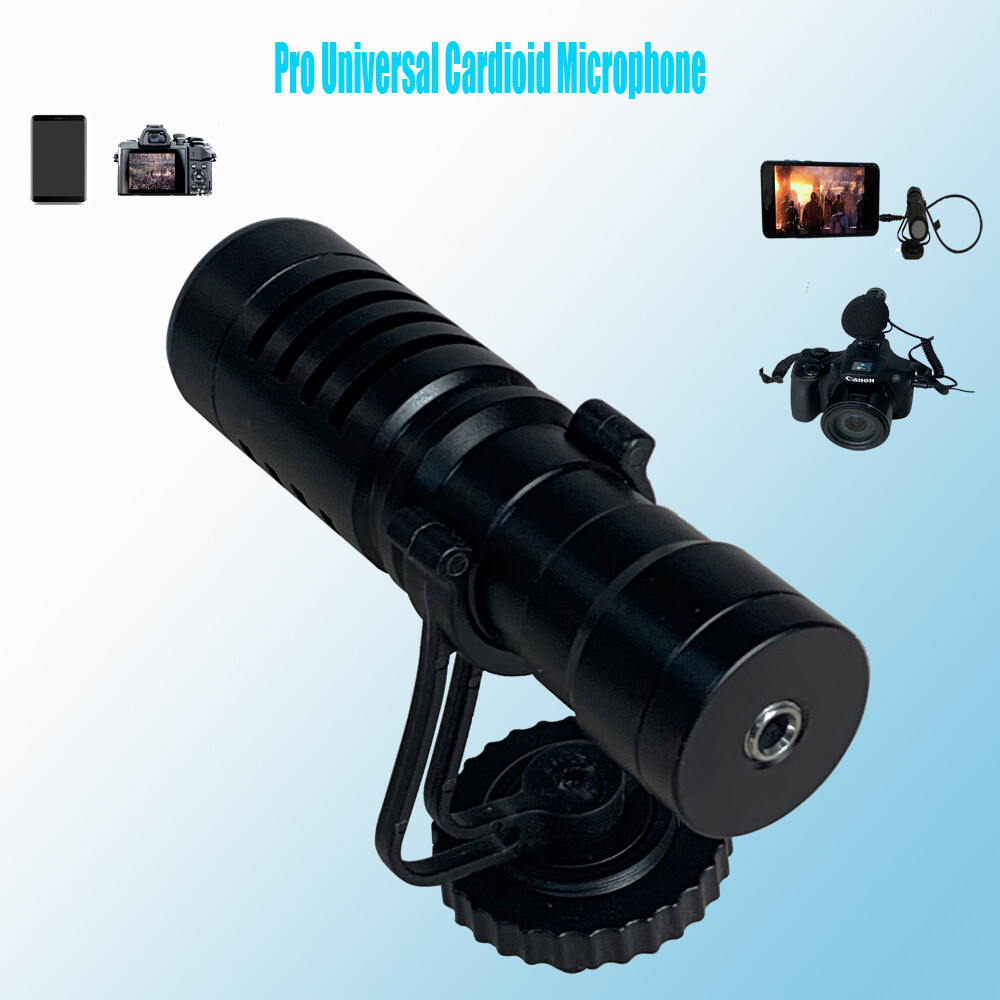 Universal Camera Microphone Condensor for Nikon Canon DSLR Camera PC Android Mic