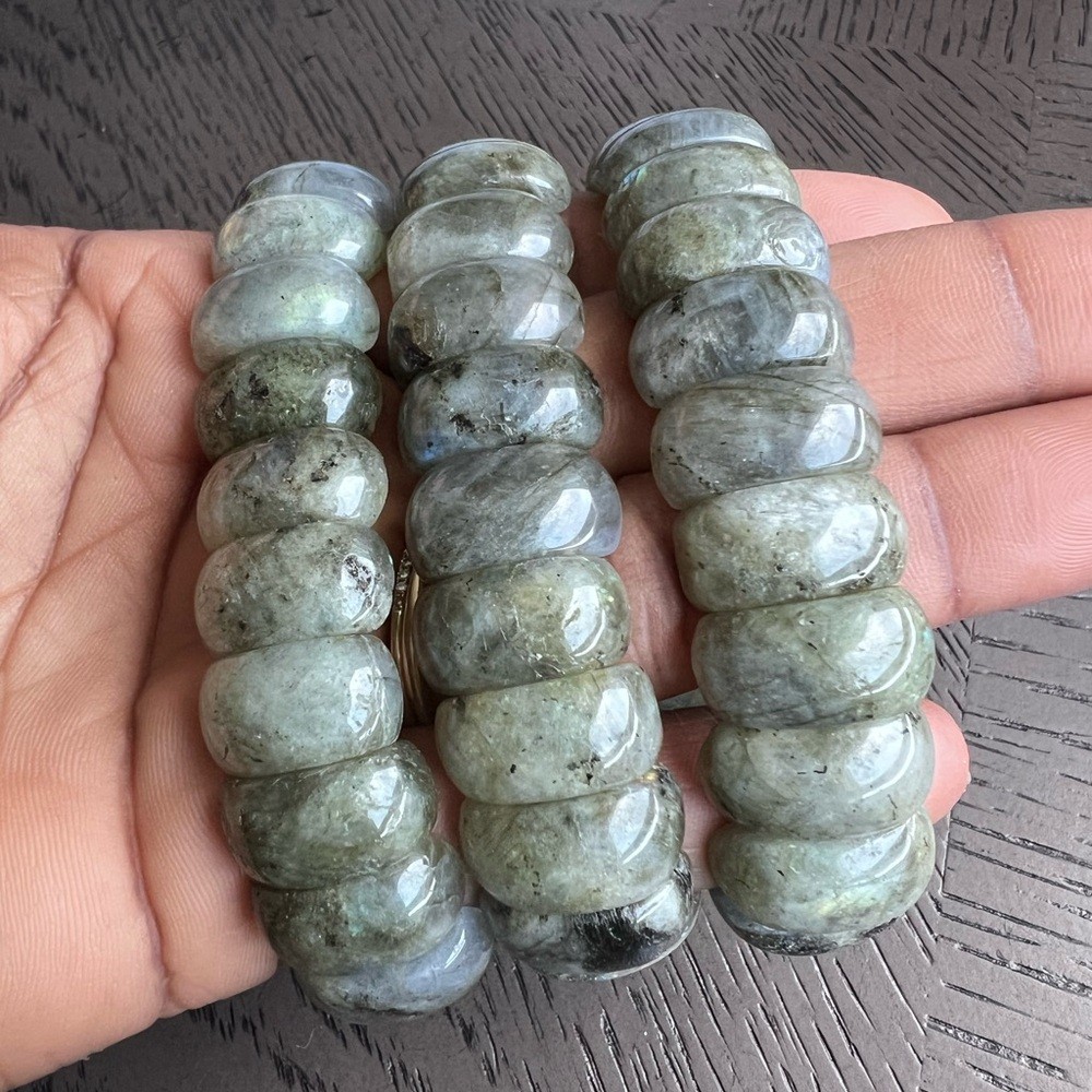 Labradorite soft bangle 6.75-7’ (one)