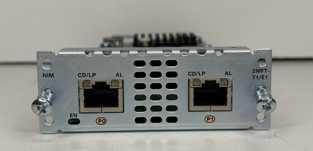 CISCO NIM-2MFT-T1/E1 2-Port T1/E1 WAN and Voice Network Interface Module Card