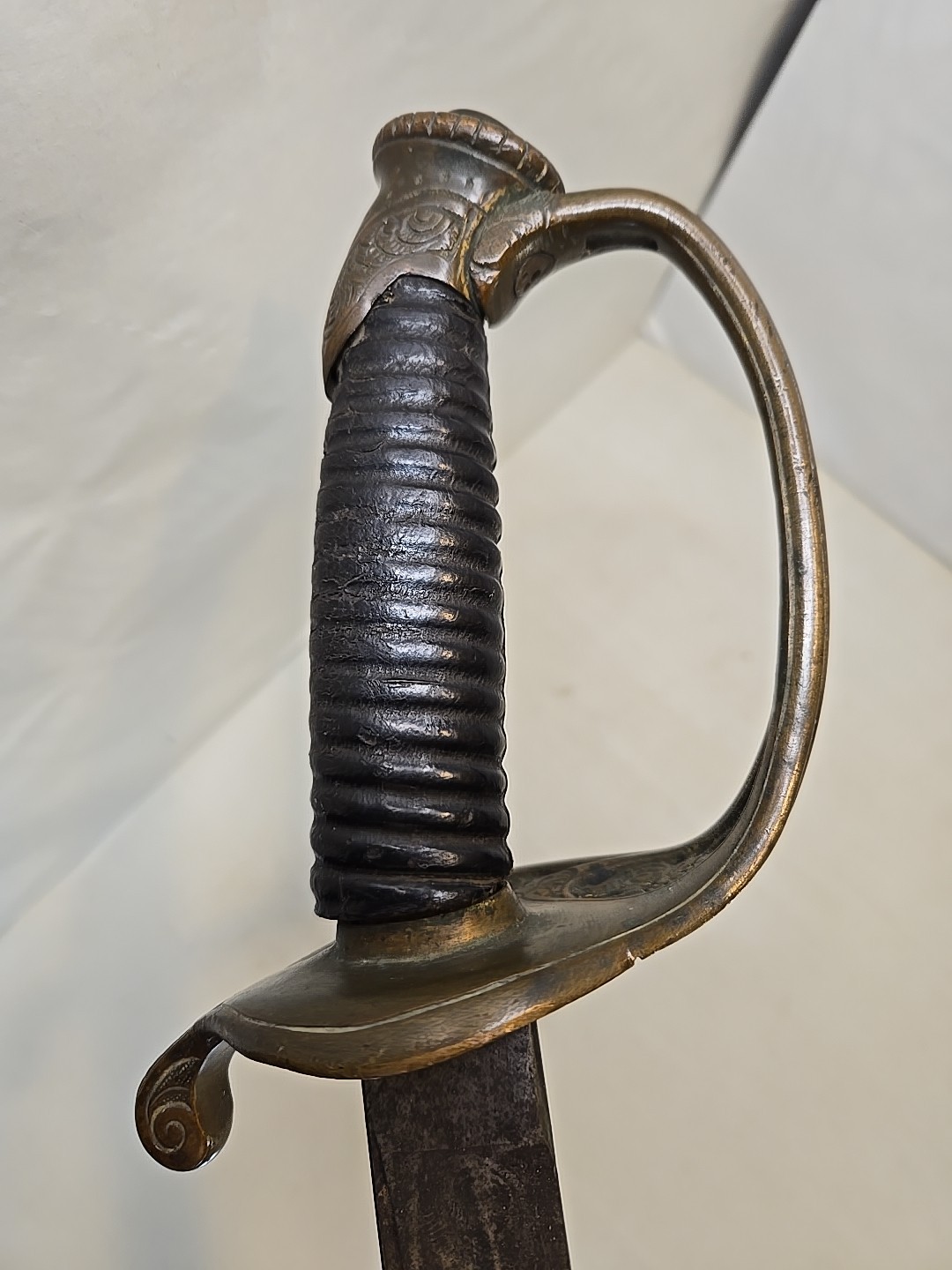 Civil War Model 1850 Foot Officers Sword with Scabbard, Used