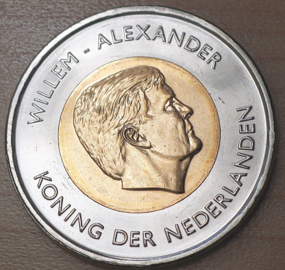 2025 Curacao 1 Gulden Bimetallic Unc.